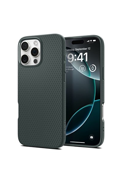 Other Husă pentru iPhone 16 Pro Max Liquid Air - zielone