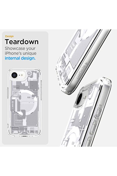 Other Husă pentru iPhone 16e Zero One Ultra Hybrid MagSafe - bial