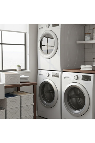 Textia Home Οργανωτής ντουλαπιού 3 τεμαχίων Φιόγκος-45cmx25cmx20, Οργανωτής ραφιών, Πτυσσόμενο κουτί αποθήκευσης ρούχων