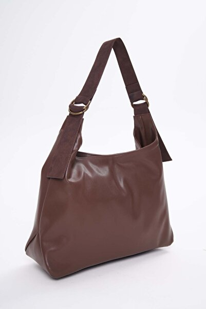 CANTACOMBINE Geantă de umăr casual cu curea din piele intoarsa pentru femei, ...