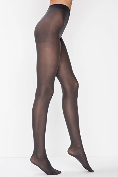 The huez Dore 2-Pack 40 Den Opak Microfiber Soft Pantyhose (Grey-Anthracite)