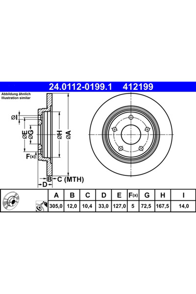 Ate Disc Frana Fiat Freemont