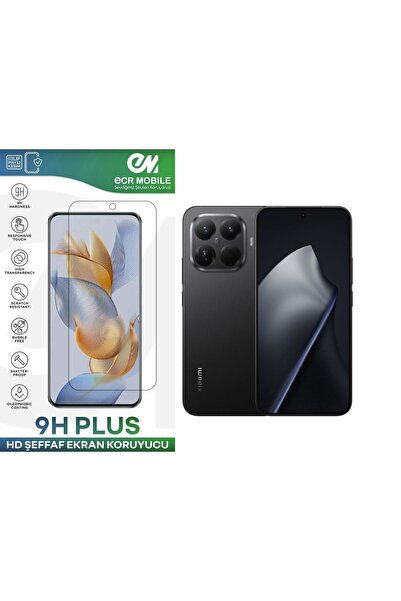 Ecr Mobile Xiaomi 15T/15T Pro ile Uyumlu Ekran Koruyucu 9H Esnek Nano Cam Şeffaf