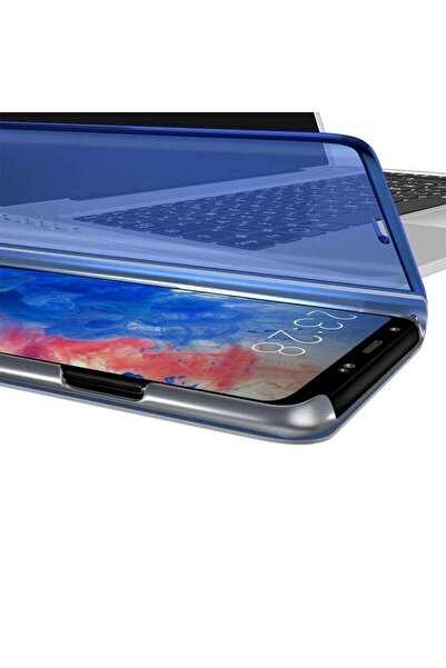 Flippy Husa Huawei Y9 2019 Flip Cover Mirror Blue
