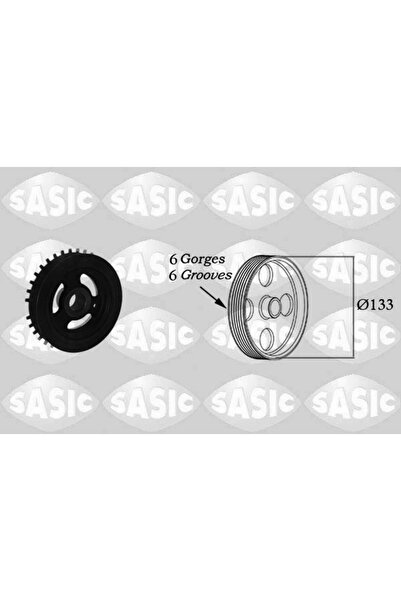 SASIC Fulie Curea Arbore Cotit Ford Fiesta 5/Galaxy 2/Galaxy Model 2 Van