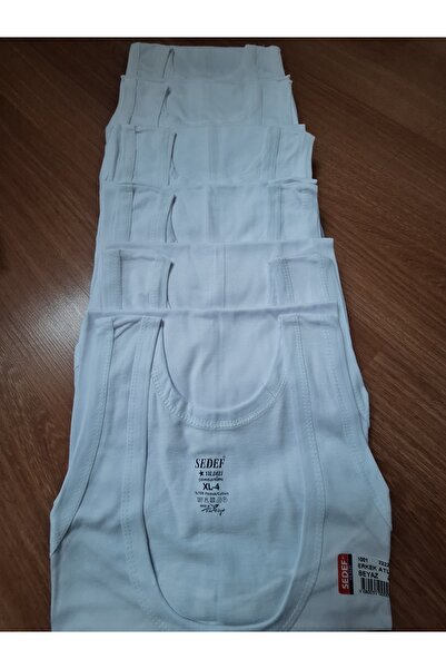 Sedef Ανδρικό εσώρουχο λευκό 6 τεμαχίων μέγεθος XL 4