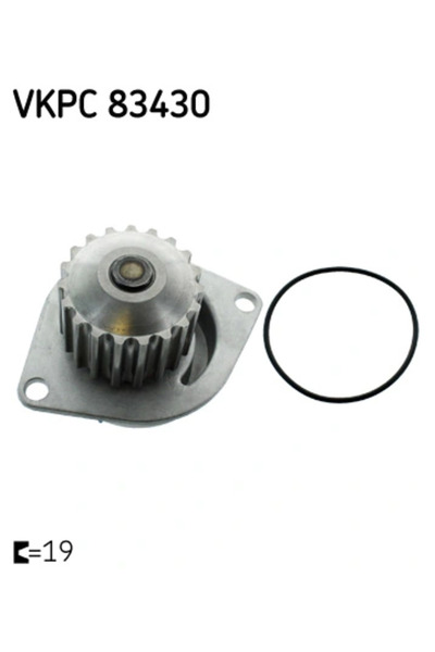 SKF Engine Cooling Water Pump Citroen Berlingo / Berlingo First Microbus/Berl...