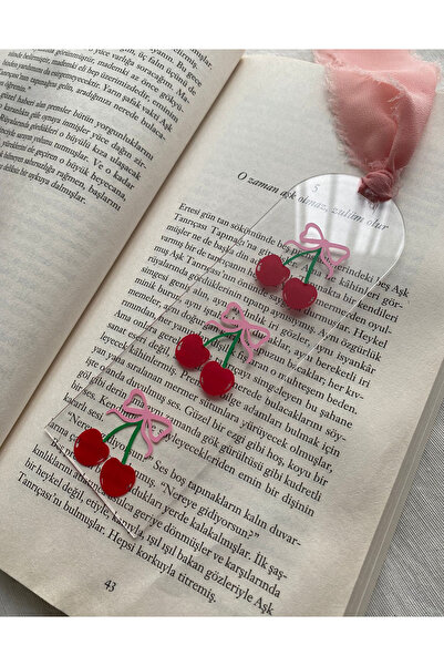 AUREVA علامة كتاب على شكل كرز