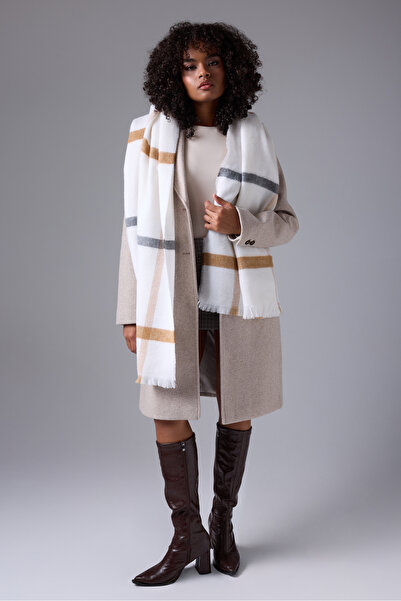 myfirstsea Kadın Kalın Omuz Şalı 65x180 cm – Yumuşak Dokulu Sıcak Tutan Kışlı...