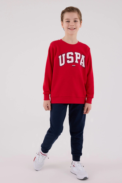 U.S. Polo Assn. ERKEK ÇOCUK EŞOFMAN TAKIMI - KIRMIZI