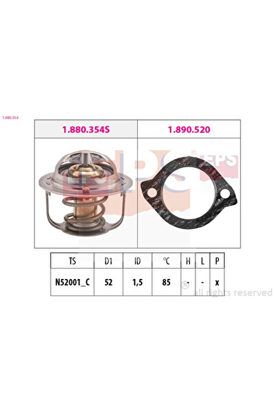 Eps Termostat Lichid Racire Ford Ranger Mazda 323 C 5/323 F 5/323 F 6