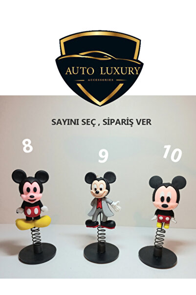 AUTO LUXURY Kafa sallayan emoji zıpzıp yaylı maskot araba süsü oto aksesuar 1...