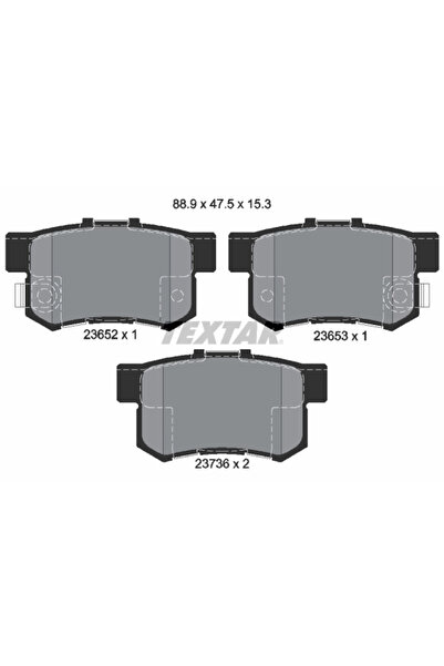 TEXTAR Set Placute Frana Frana Disc Acura Rdx/Tl Great Wall Hover H6
