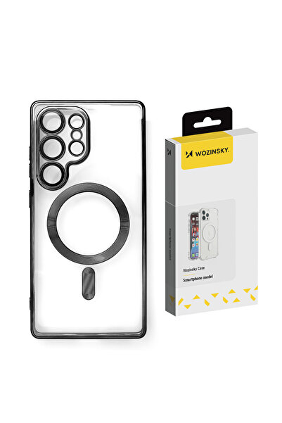 Other Etui husa pentru Samsung Galaxy S24 FE Electroplated Magsafe - czarne