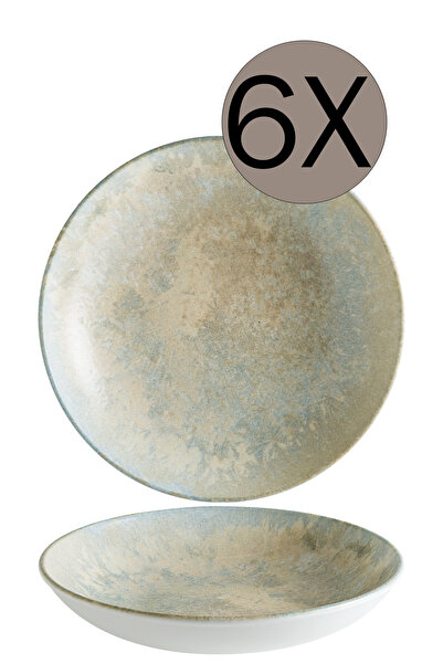 Bonna Porselen Luz Bloom Çukur Tabak 23 cm 1000 cc 6'lı Takım S-MT-LUZBLM23CK