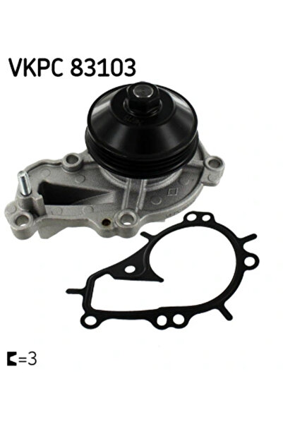 SKF Pompa De Apa Racire Motor Citroen Berlingo/C3 2/C3 3 Ds Ds 3/Ds 4 / Ds 4 ...