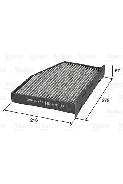 VALEO Filtru Aer Habitaclu Audi A3 Seat Alhambra/Leon