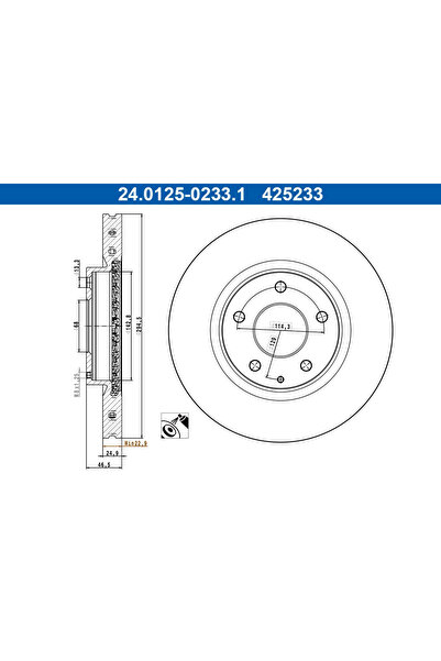 Ate Disc Frana Mazda 3 2018-2019