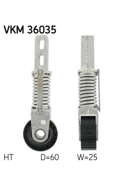 SKF Обтегач на ангренажен ремък Renault Espace 3/Megane 1/Scenic 1 микробус