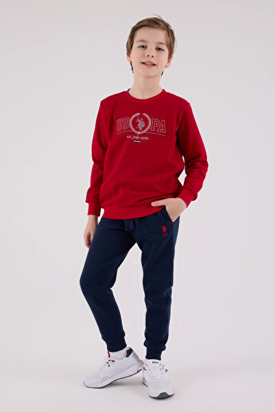 U.S. Polo Assn. ERKEK ÇOCUK EŞOFMAN TAKIMI - KIRMIZI