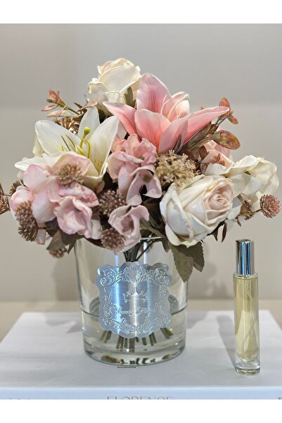 TASARIMHMODA Yapay Güllü Lüx Vazo No:4