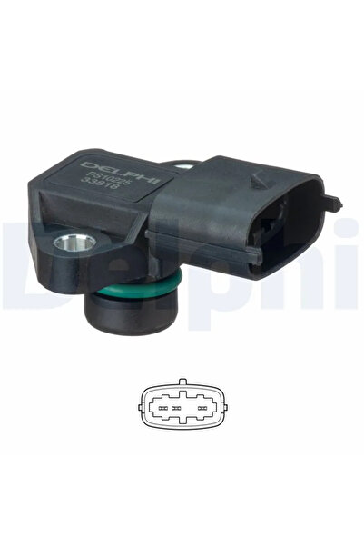 DELPHİ Intake Manifold Pressure Sensor Hyundai Santa Fe 1/Trajet