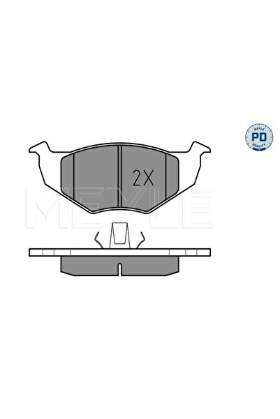 MEYLE Set Placute Frana Frana Disc Punte Fata Seat Cordoba/Ibiza 2/Toledo 1 V...