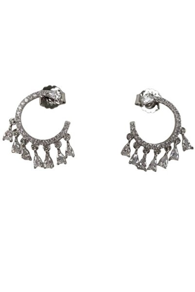 Crocodileskids 925 Silver Crescent Earrings