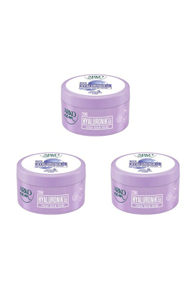 ARKO Hyaluronik Asit, Yoğun Bakım, El ve Vücut Kremi - 250 ml x 3 Adet