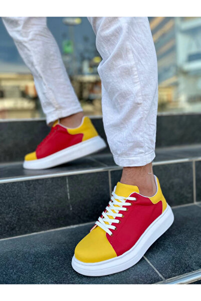 Toptan Bulurum Nrzsnt Kb-Kuback Fan Gtx Lace-Up Casual Men's Shoes Red (224123) (Size: 43)