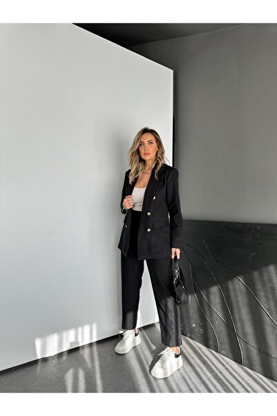 Zerrincan Giyim Siyah Ceket Pantolon Fitilli Kadife Takım