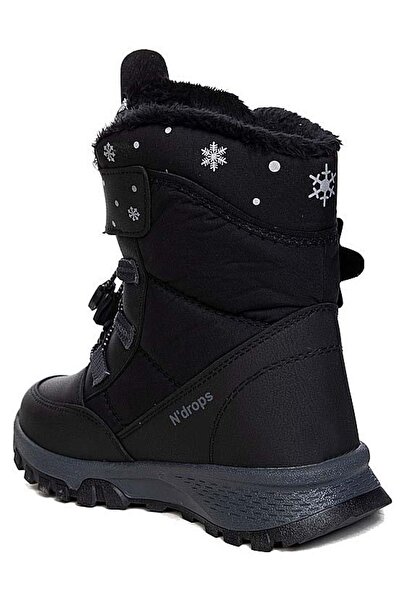 GÜLERSHOES Garantili Su Geçirmez Kışlık Kaymaz Taban Kürklü Kız Çocuk Bot 26-27-28-29-30-31-32-33-34-35 Numara