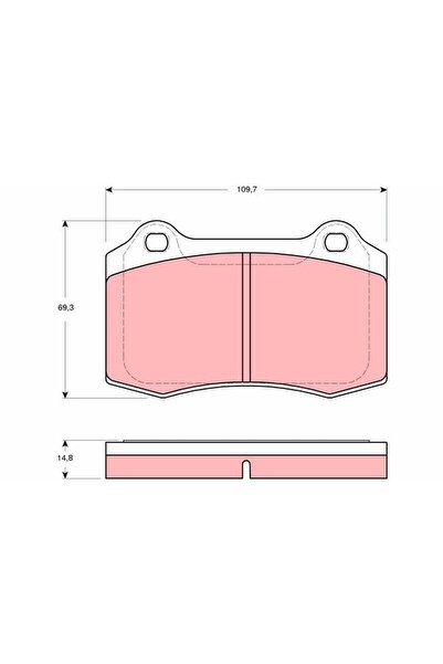 TRW Set Placute Frana Frana Disc Citroen DS3 Ds Ds 3