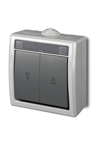 Other Întrerupător pentru jaluzele AQUANT, montat pe suprafață, gri, IP55