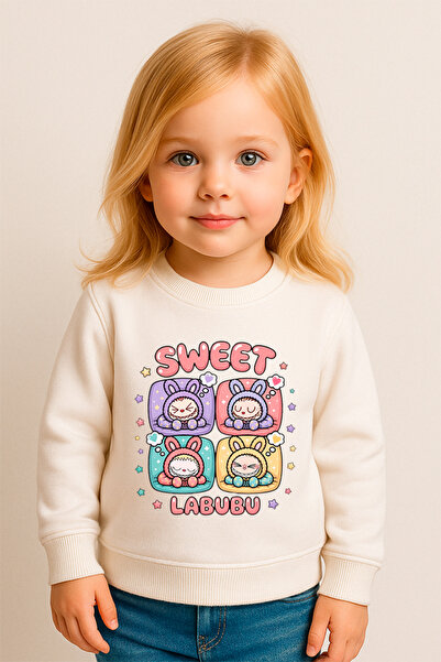 SVART WEAR Labubu cu imprimeu Hanorac pentru copii tricou 100% bumbac Funny Fancy