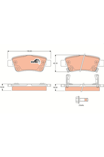 TRW Set Placute Frana Frana Disc Honda Cr-5 3/Cr-5 4