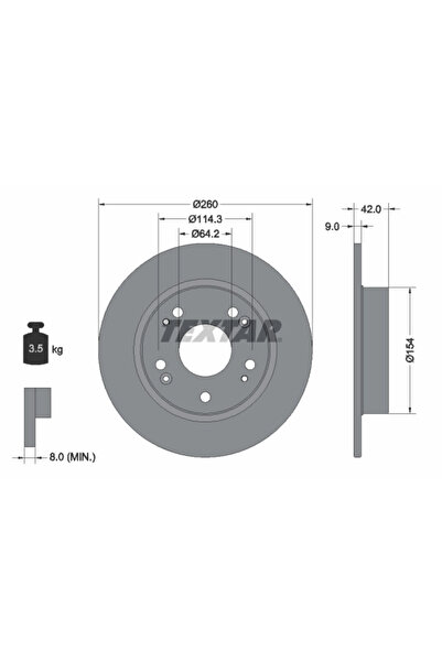 Krieger Disc Frana Acura Ilx Limuzina Great Wall C50