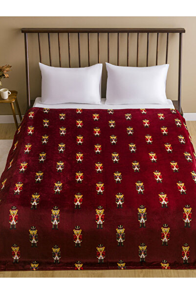 LC Waikiki Bear Teddy Printed Double Blanket