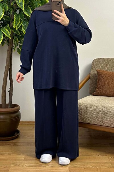 NeeŞ Moda Kalın Soft Kumaş Oversize Takım