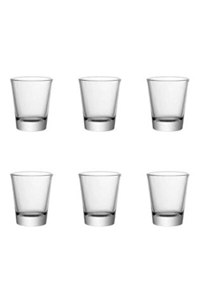 Aneliz Set of 6 Glass Shot Glasses 50 ml