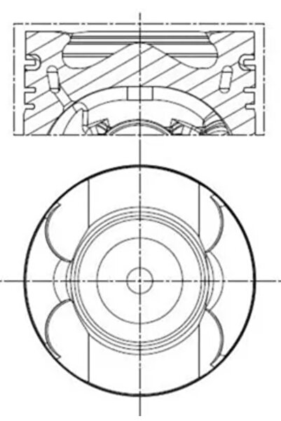 MAHLE Piston Jeep Compass Mercedes-Benz C-Class/Cls/E-Class