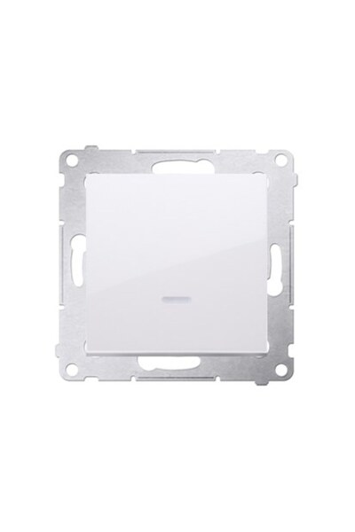 Other Întrerupător unipolar cu iluminare de fundal LED, modul 10AX, alb, Simon54