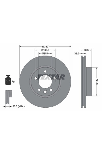 Krieger Спирачен диск за Porsche Cayenne VW Touareg