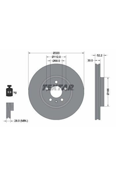 Krieger Disc Frana Audi A4 Allroad B8/A4 B8/A5