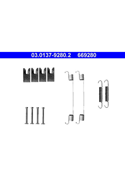 Ate Set Accesorii Sabot De Frana Daihatsu Charade 8 Nissan Micra 3/Micra C+C ...