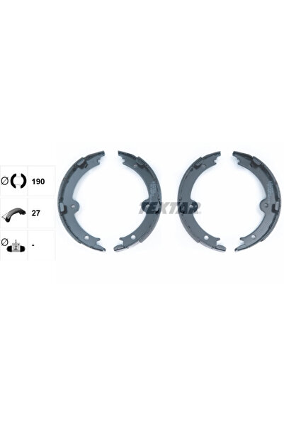 TEXTAR Set Saboti Frana Frana De Mana Lexus Gs/Is 2/Is 3 Toyota Crown/Mark 10 1