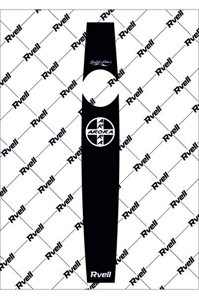 MKARAKAN Rvell Arora CG Motosiklet Uyumlu Depo Üstü Şeriridi - ( Siyah ) 002