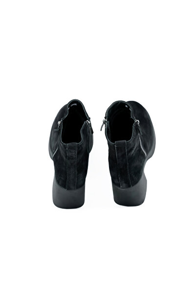 Tuna Hakiki Deri EVA Taban Fermuarlı Kadın Bot - B24400