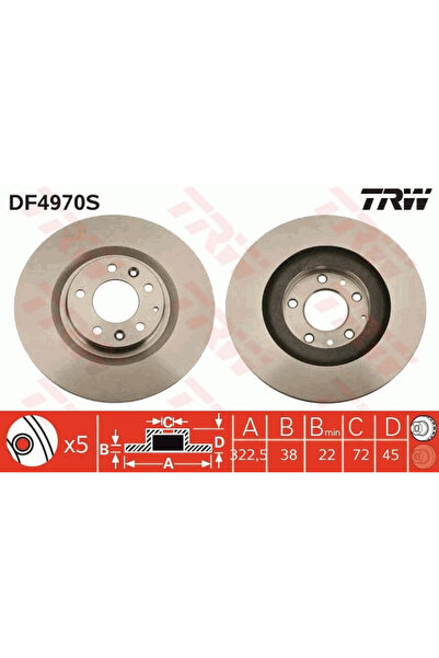 TRW Disc Frana Mazda Rx-8