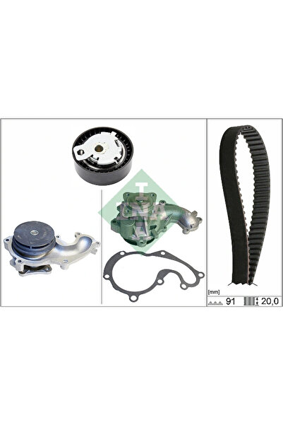 FAG Set Pompa Apa + Curea Dintata Ford C-Max/Fiesta 4/Fiesta Autoutilitara/Li...